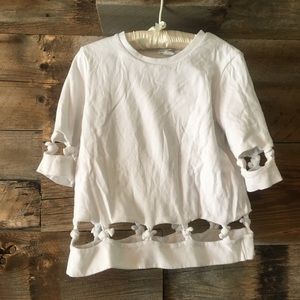 Club Monaco Cut Out Top